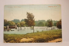 Postcard The Dam Seneca River Waterloo NY F25 picture