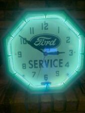 Ford Neon Clock Neon Products 1940's picture