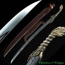 Japanese Ronin Wild Wolf Sabre Samurai Sword Katana Steel Blade Sharp #0947 picture
