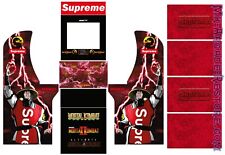 Arcade1Up Supreme Mortal Kombat 2 Side Art Arcade Cabinet Artwork Graphics Decal picture