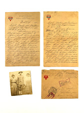 INCREDIBLE WW1 WW2 Black African American Soldier Photo & Letters John Jackson picture