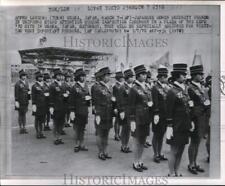 1970 Press Photo Security guards during inspection ceremony at Expo '70 in Japan picture