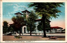 Vtg South Carolina SC Columbia Hotel Hampton Avenue 1920s Old View Postcard picture