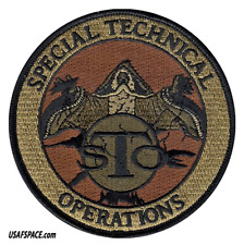 USAF SPECIAL TECHNICAL OPERATIONS- STO -DOD- Offutt AFB ORIGINAL OCP VEL PATCH picture