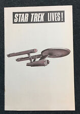 VINTAGE STAR TREK TV 1972 ORIG. 1st NY CONVENTION PROGRAM, BUMPER STICKER, ETC picture