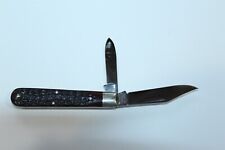 Vintage Case XX USA Folding Pocketknife 2 Blade 3 Dot #6202-1/2 Red Bone Stag  picture