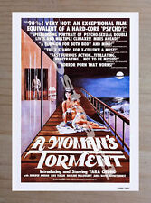 Historic A Woman's Torment 1977 Movie Advertising Postcard picture
