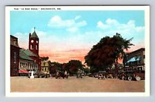 Brunswick ME-Maine, The 12 Rod Road, Antique, Vintage Souvenir Postcard picture