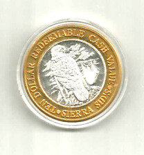 Silver Strike Sierra Sid's Casino Gaming Token .999 PURE Silver EAGLE picture