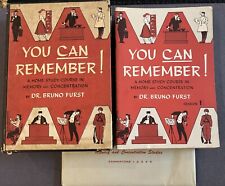 Dr Bruno Furst You Can Remember Course in Memory & Concentration 1957 10 Volumes picture