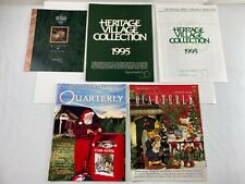 Lot of 5 - 1995 Department 56 Catalogs & Brochures Heritage Village Collection picture