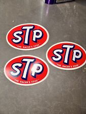 3 Pack Vintage NOS  “STP The Racers Edge”  Sticker  Richard Petty Decal NASCAR picture