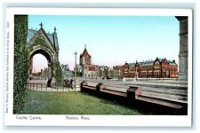 c1905 Copper Windows Entrance Copley Square Boston Massachusetts MA Postcard picture