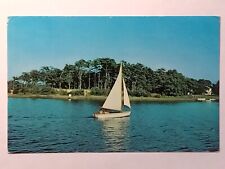 Sailing With Sails Set  Postcard picture