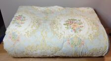 Vintage Vtg Croscill Comforter Bedspread Floral BOUQUET GRANNY CHIC SZ KING picture