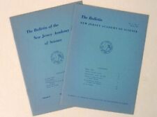 Two Vintage New Jersey ACADEMY of SCIENCE Bulletins Rare 1960 & 1961 Booklets picture
