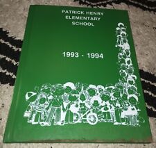 Vintage Patrick Henry Elementary School Yearbook 1993 Book Tulsa Oklahoma  picture