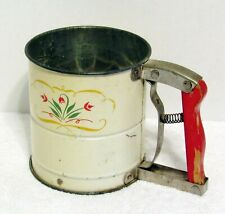 Vintage Androck Hand-I-Sift Flour Sifter USA picture