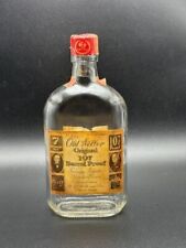 Vintage Old Weller 107 Barrel Proof Kentucky Bourbon Empty Bottle No 822 1 Pint picture
