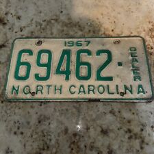 1969 NC North Carolina Dealer License Plate Original picture