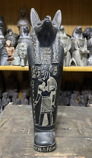 UNIQUE ANCIENT EGYPTIAN ANTIQUES Heavy Statue Of God Anubis Egypt Pharaonic BC picture