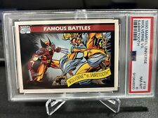 1990 Impel Marvel Universe Series 1 #119 Wolverine vs. Sabretooth - PSA 8 NM-MT picture