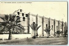 1907-15 Gabriel San Mission Postcard California Ca Vtg Founded 1771 Palm Trees picture