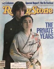 Yoko Ono- Signed Full Rolling Stone Magazine picture