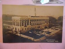 1913 Waterbury Connecticut CT RPPC Real Photo Post Card WOW Original picture