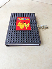 NEW POKEMON PIKACHU DIARY NOTEBOOK SENSORY BUMPY COVER with lock and keys picture