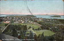 Bar Harbor Maine ME Bird's Eye View c1900s Postcard picture