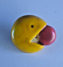 Pac Man Antique pin, Vintage Pac Man, Very Rare POWER PELLETS  on PIn picture