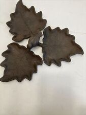 Vintage Cast Metal Leaf and Bird Tray picture