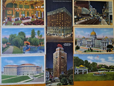 LOT of 8   HARRISBURG, PENNSYLVANIA  Vintage  PA Postcards     ca.1930's-1940's picture