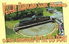 Western Maryland Scenic Railroad On The Turntable at The Old Depot Postcard picture