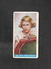 Rare 1937 Godfrey Phillips QUEEN ELIZABETH Cigarette Card  ~~ Heir Presumptive picture