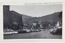 Bridge Street Business Section Shelburne Falls Massachusetts MA c1950's Postcard picture