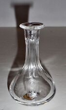 Cunard Lines 1900's Etched Panel Glass Breakfast Tray Bud Vase, Very Rare picture