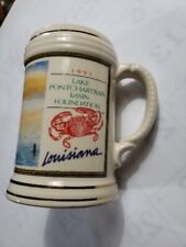 The Way It Was Beer Stein Budweiser Busch 1991 Louisiana Lake Bud Light Numbered picture