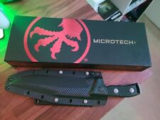 Microtech Arbiter Fixed Blade - Apocalyptic Finish Plain Edge M390 Steel picture