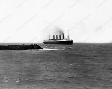 8x10 Print The Cunard Liner RMS Lusitania Arrives at Fishguard 1909 #CBBB picture
