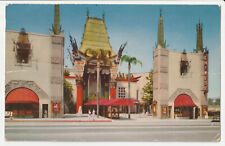 c1950s Grauman's Chinese Theatre Hollywood Blvd California Mid-Century Postcard picture