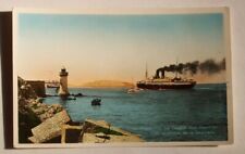 RPPC 1930s? Depart Courrier Lighthouse Marseille France Bouches-du-Rhône Co picture