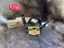 1996 Case Big Chief Canoe Knife With Genuine Stag Handles Mint In Box - 514 picture