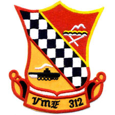 VMF-312 Fighter Squadron Three One Two Patch Checkboarders picture