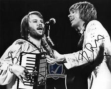 Benny Andersson Bjorn Alvaeus ABBA Signed 10x8 Photo AFTAL OnlineCOA picture