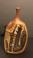 Doug Ayers Wood Bud or Weed Vase, Vintage, Stunning Mid Century Example, Signed picture