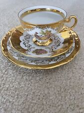 handarbeit 22 Karat goldauflage Kleiber teacup, saucer and dessert plate picture