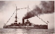 British Royal Navy HMS Prince George -  RPPC Photo WWI c1910 picture
