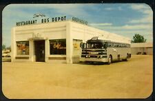 1952 Tip Top Cafe Blythe CA Greyhound Bus Depot Vintage Roadside Postcard RS picture